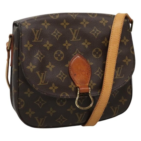 LOUIS VUITTON Monogram Saint Cloud GM Shoulder Bag M51242 LV Auth BA411 - Picture 1 of 16